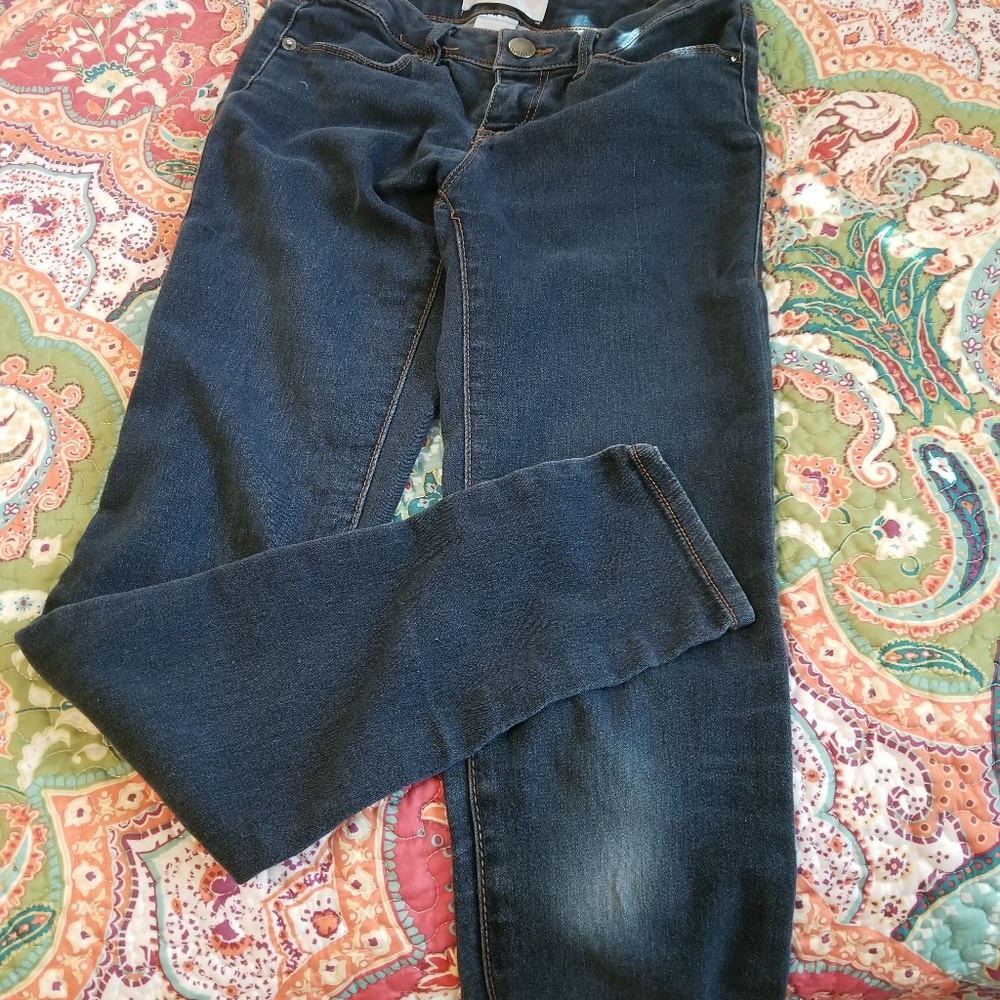 Dark blue skinny jeans